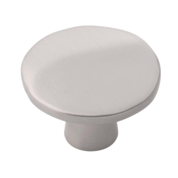 Belwith Products Belwith 1.37 in. Dia. Willow Cabinet Knob - Satin Nickel BWH076652 SN - main